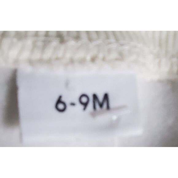 PAT PAT Children 6-9 Months Unisex Teddy Bear Face Sweatshirt Cream & Black NWT - Picture 7 of 10